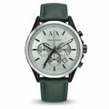 A|X Armani Exchange Signature Green Multi-Dial Men’s Watch – Green Strap