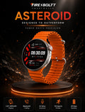 Fire-Boltt Asteroid 1.43" AMOLED Bluetooth Calling Smartwatch with AI Voice Assistant | Orange