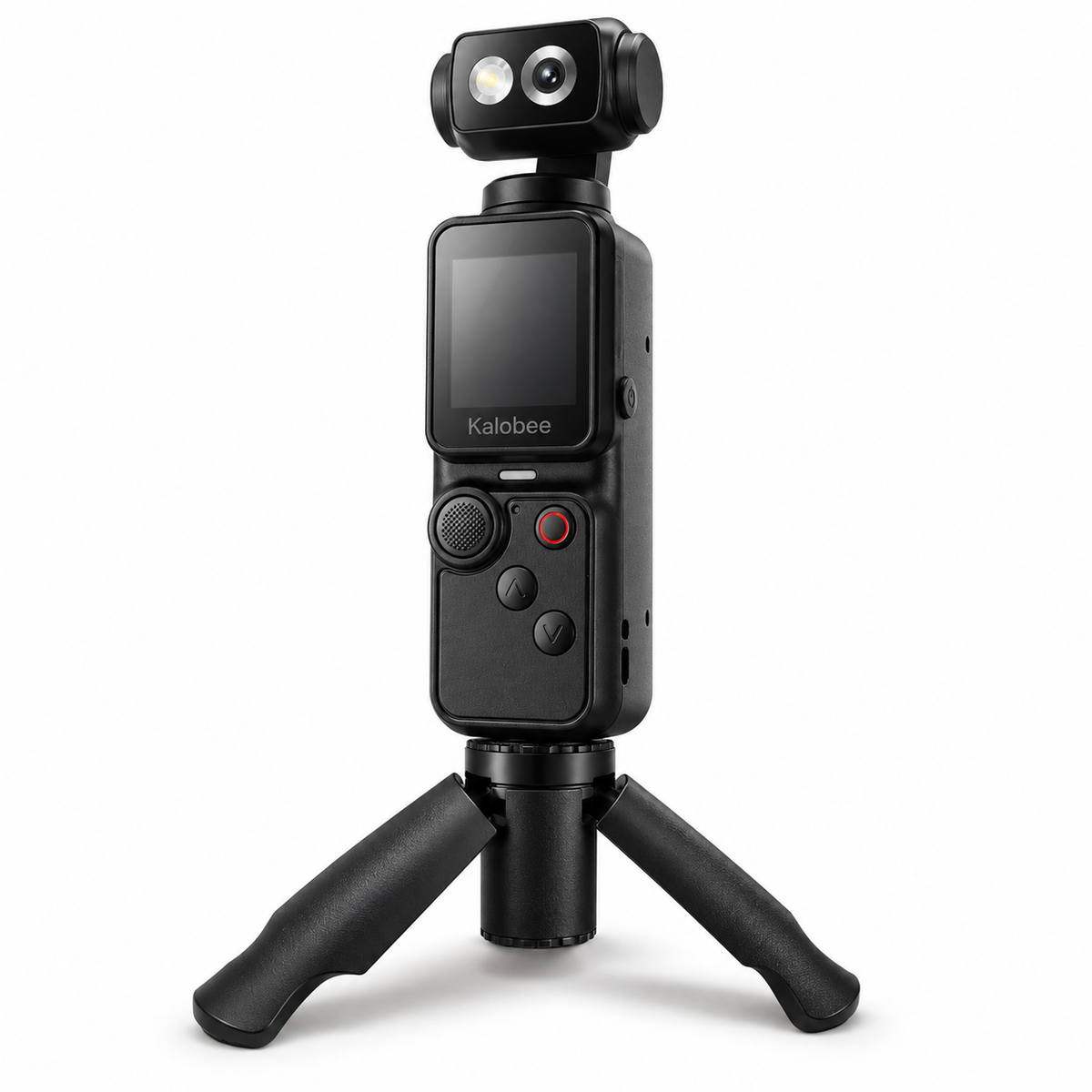 Kalobee Pocket 4K Handheld Camera with Rotating Lens & Mini Tripod