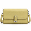 Rayvon Women's Textured Shoulder & Crossbody Bag with Detachable Coin Pouch – Yellow