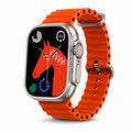 Pebble Cosmos Engage 1.95" HD Bluetooth Calling Smartwatch with Wireless Charging | Orange