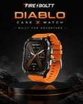 Fire-Boltt Diablo Rugged Bluetooth Calling Smartwatch | HD Display | Orange
