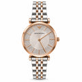 Emporio Armani Crystal Luxe Women's Watch | Rose Gold Two-Tone Bracelet | Crystal Dial | Premium Analog Watch