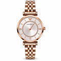 Emporio Armani Rose Gold Elegance Women's Watch | Crystal Silver Dial Analog Watch | Premium Bracelet Watch