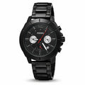 Fossil Blackout Redline Multi-Dial Men's Watch – Black Metal Bracelet