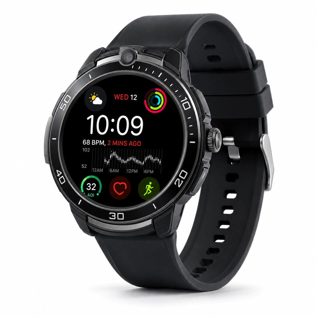 Fire-Boltt SHOTT 4G Android Smartwatch with 1.51" AMOLED Display, 5MP Camera & Nano SIM Support